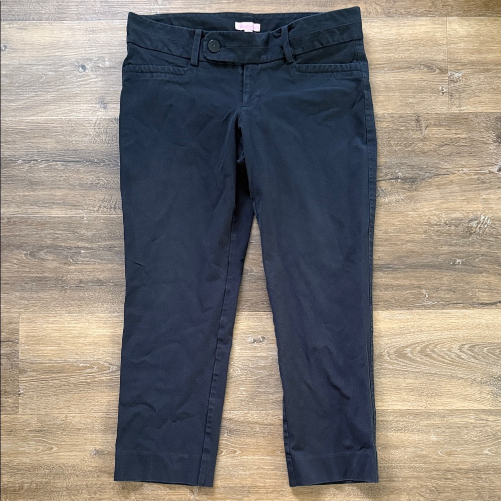 Lilly Pulitzer Black Cropped Jeans